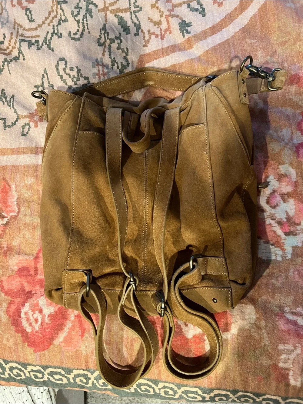 Free People Suede Backpack